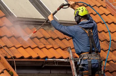 Démoussage et hydrofuge de toiture à Champforgeuil